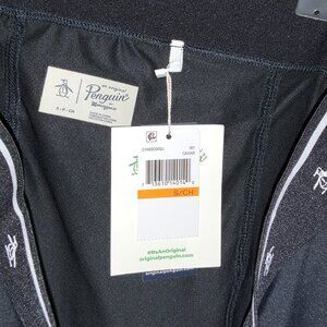 NWT Original Penguin Black Pleated Tennis Golf Skort Size Small